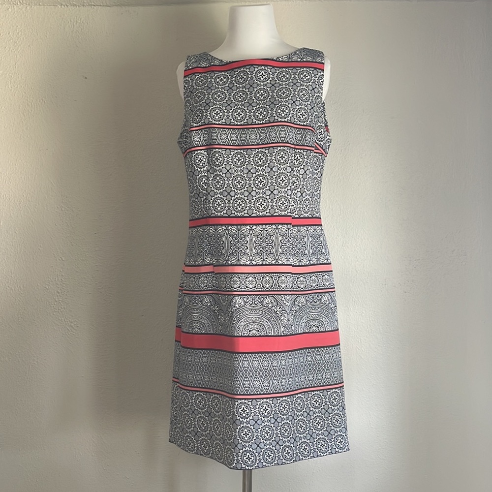Geometric Sheath Summer Dress